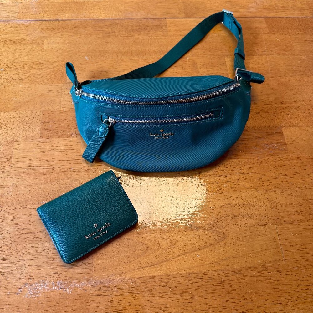 Like New!! Kate Spade Chelsea Belt Bag & Maddison Small Bifold Wallet